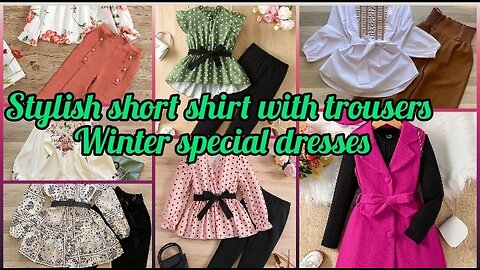 Girls short shirts with trousers girls winter dresses