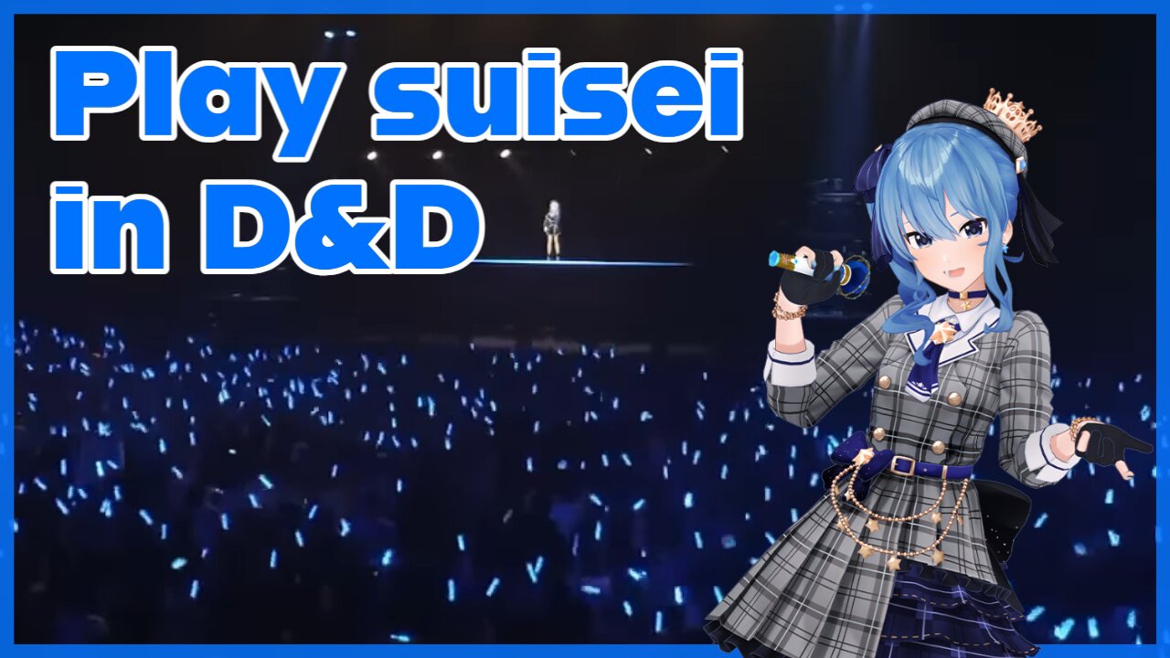I made HoloLive's Suisei into a D&D character!