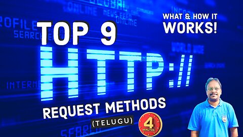 9 Http Request Methods | In Telugu