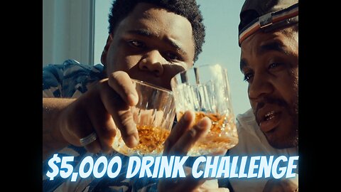 Rod Wave Records Friend Throwing Up doing $5,000 Drink Challenge