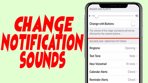 How To Change Notification Sound On iPhone