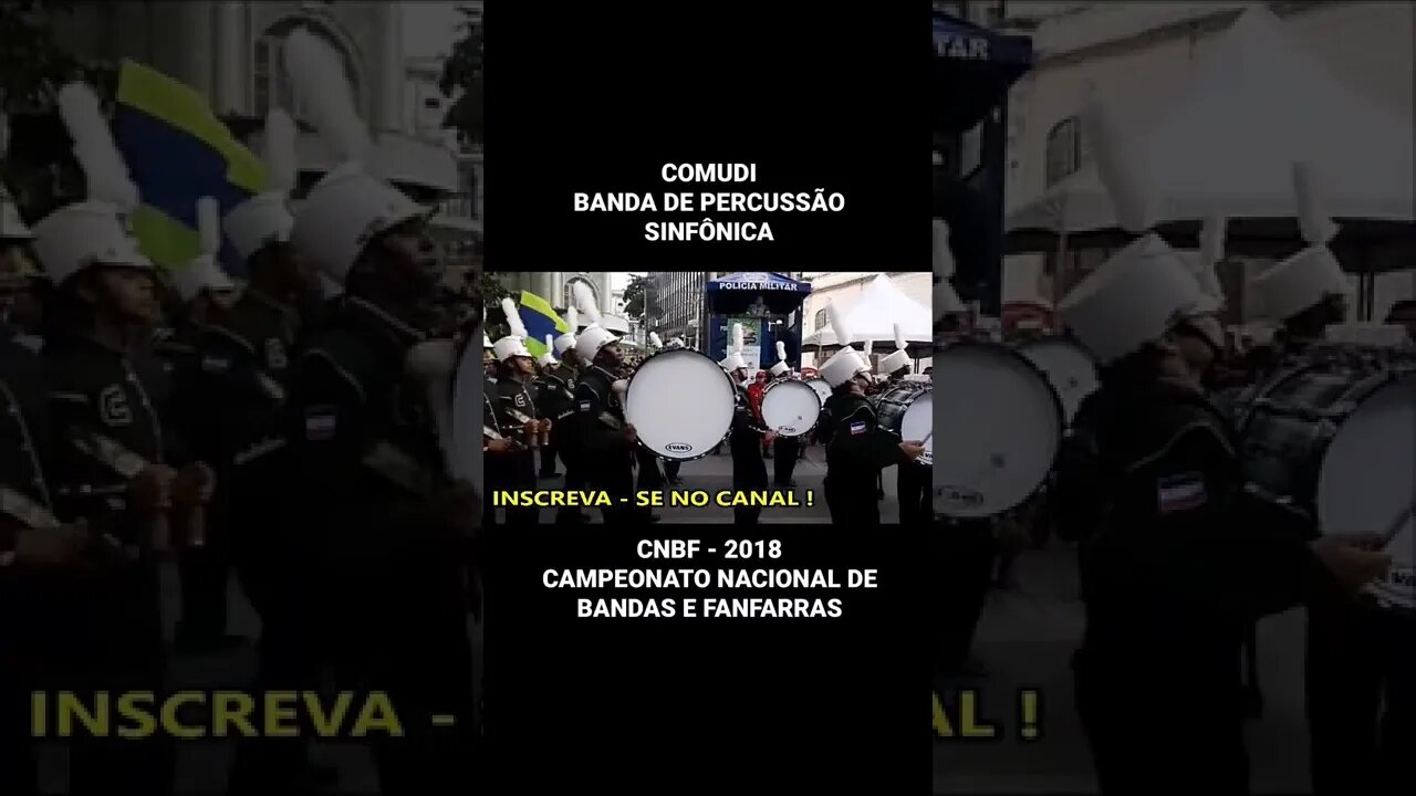 COMUDI - BANDA DE PERCUSSÃO SINFÔNICA 2018 - #Shorts