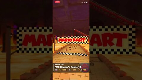 Mario Kart Tour - RMX Bowser’s Castle 1T Track Intro