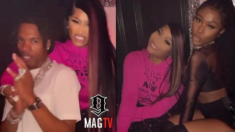 Lil Baby & Jayda Cheaves Turn Up Wit Nicki Minaj At London Club! 🤩