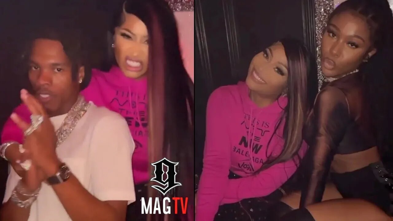 Lil Baby & Jayda Cheaves Turn Up Wit Nicki Minaj At London Club! 🤩