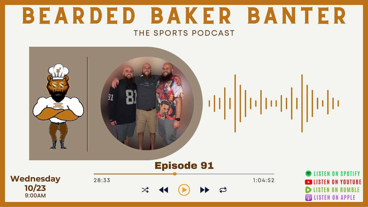 Bearded Baker Banter episode 91 October 23 2024