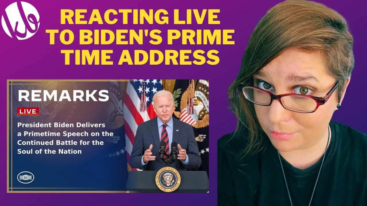 Karlyn reacts live to Biden's prime time address on "democracy"