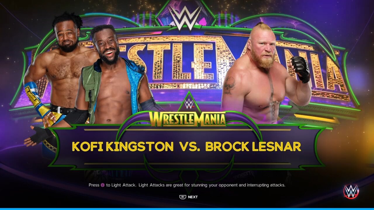WWE 2K23 Brock Lesnar vs Kofi Kingston "Unfinished Business"