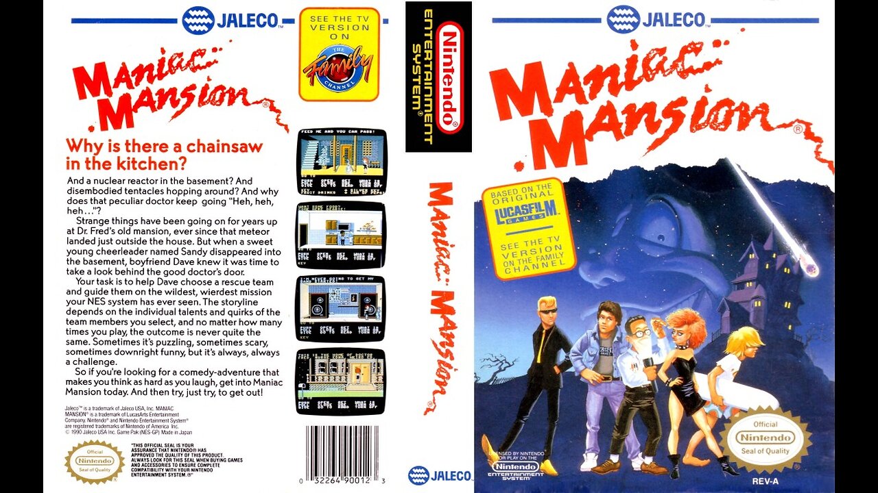 Maniacs in a Somewhat Censored NES Mansion