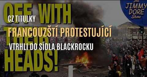 Francouzští protestující vtrhli do pařížského sídla společnosti BlackRock (CZ TITULKY)