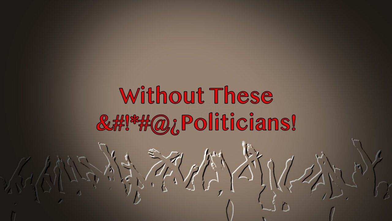 Without These &#!*#@¿ Politicians!