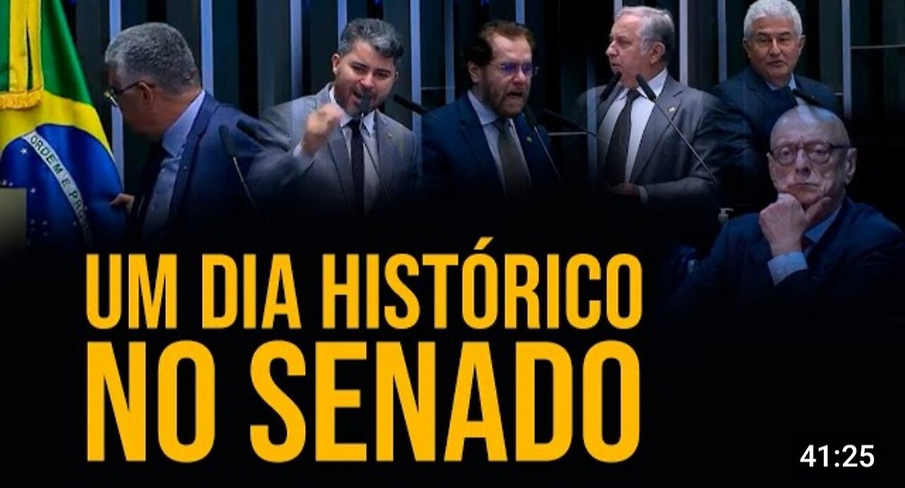 UM DIA HISTÓRICO NO SENADO