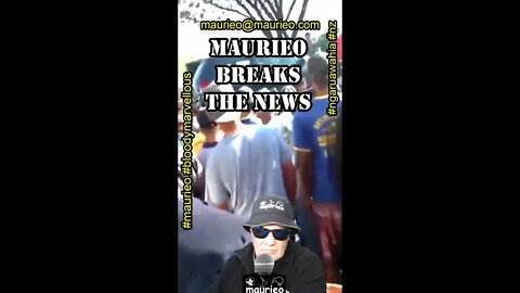 maurieo BREAKS THE NEWS "THE ORANGE OF DOOM" #shorts