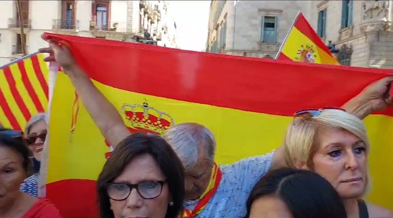 Primera protesta instantánea contra la amnistía del Procés