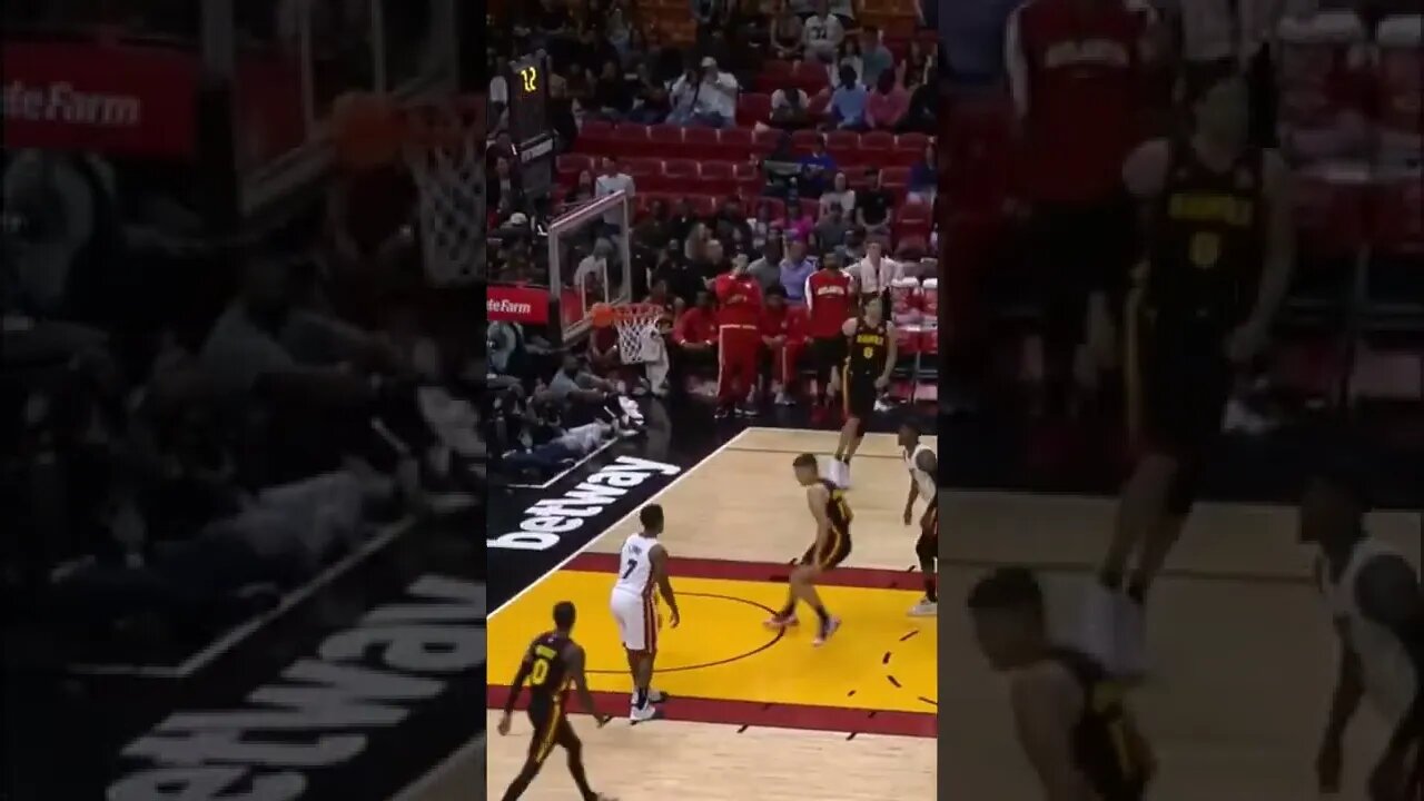 Ice Trae Pulls Up From The Logo 🥶