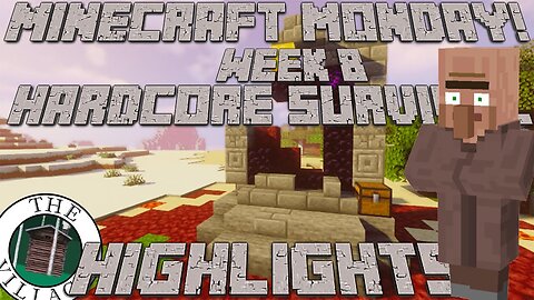 MY CRAZIEST SPAWN YET! [Minecraft Monday Week #8 Highlights]