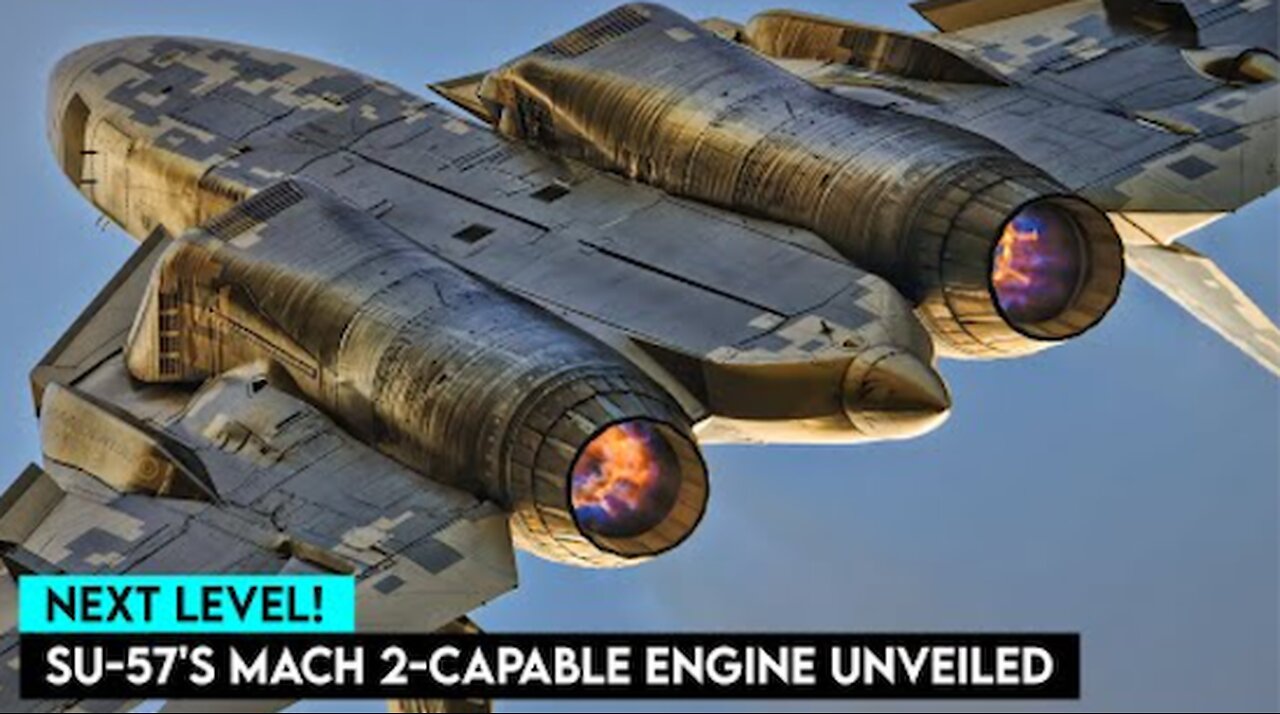 Escalating Tensions: The Su-57's New Engine Lets it Cruise at Mach 2 - MilTec