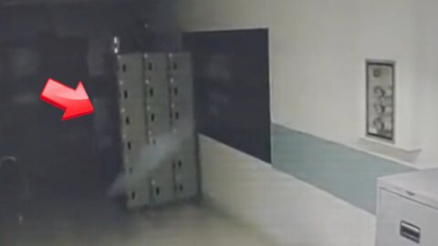 Annoying poltergeist phenomenon rampaging through empty office hallways [Ghosts]