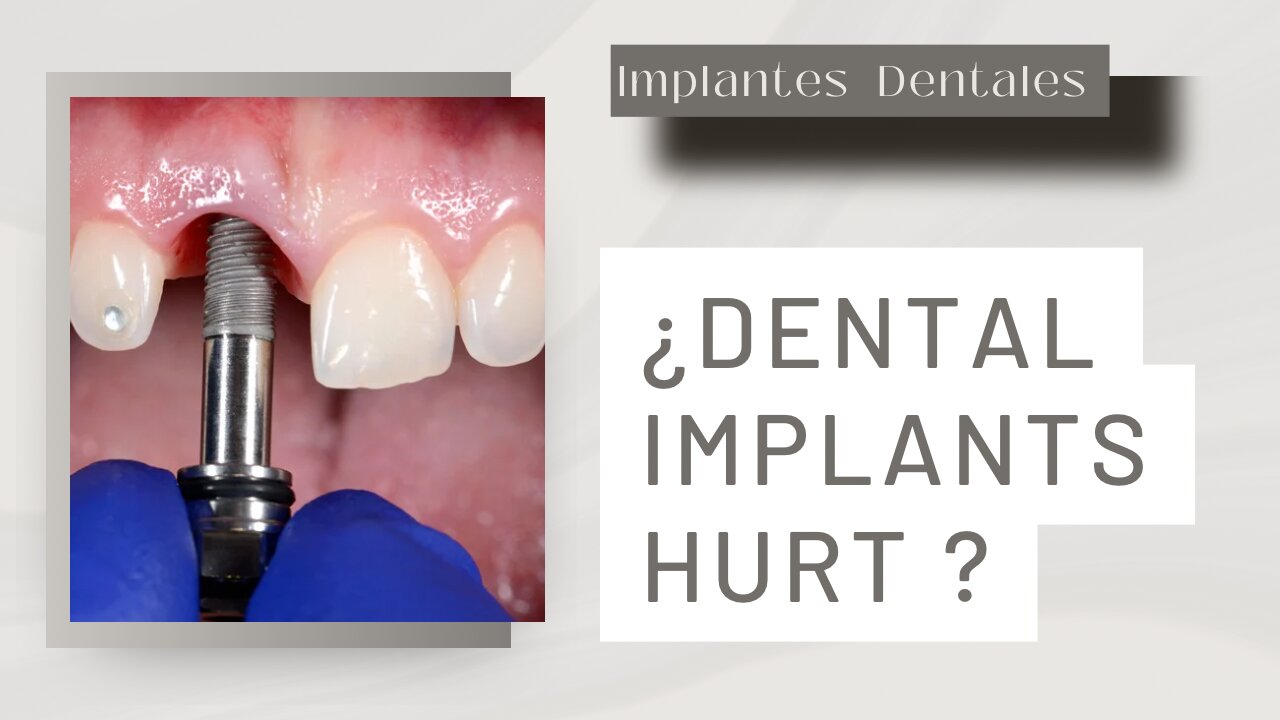 dental implants hurt