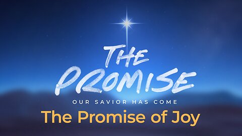 2022-12-11 - The Promise - 03 - The Promise of Joy