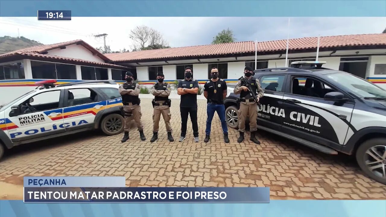 Peçanha: tentou matar padrasto e foi preso