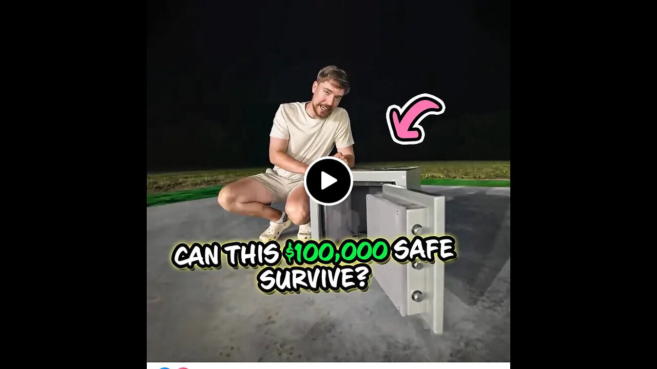 $100,000 SAFE!!!! 🛑WATCH FOR FUN