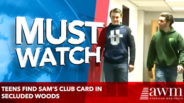 Teens Find Sam’s Club Card In Secluded Woods, Take Off Running When They Google The Name ‘Kosik’