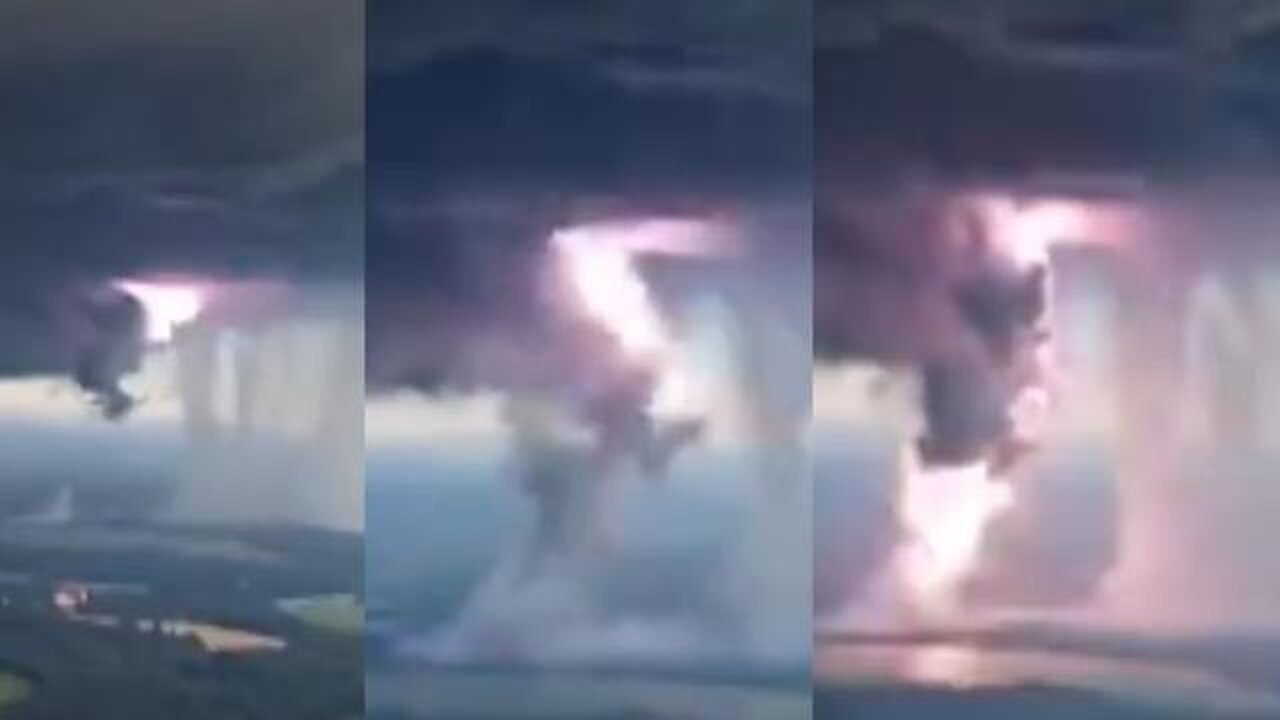 FIRE-RAIN-NADO?.. THAT'S ALL I GOT ON THIS ONE.. WHAT SAY YOU? #WEATHER #BIOWARFARE #NEWS