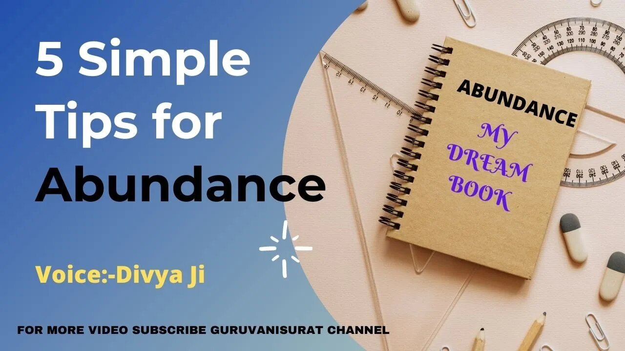 5 Simple Tips for abundance in 2021 | Ways to Create an Abundance Mindset "Law of Attraction" Tips