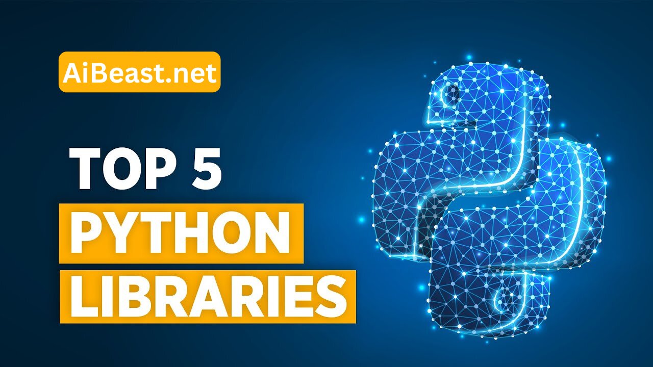 Top 5 Python Libraries | Most Useful Libraries For Beginners |