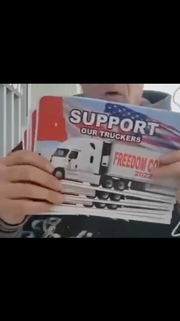 End The Mandates Store Stickers: "Support Our Truckers"