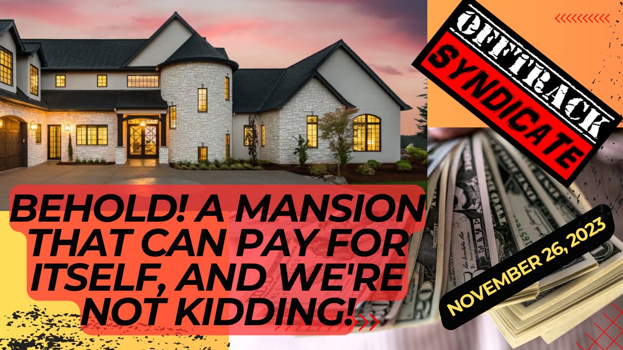 Behold! A Mansion That Can Pay For Itself, And We're Not Kidding!