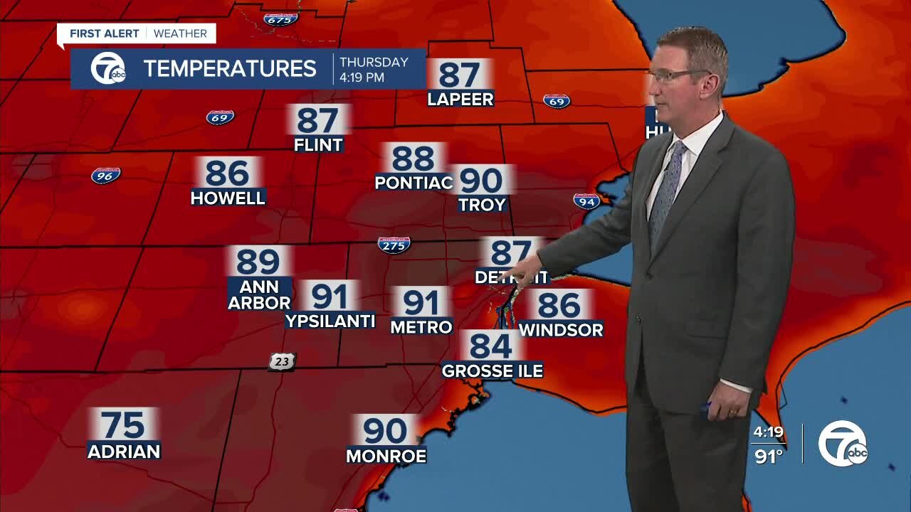 Increasing strong storms