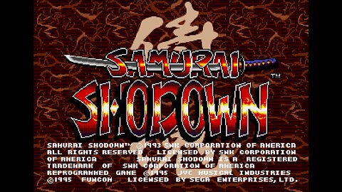 Samurai Shodown | SEGA CD: Gameplay Presentation