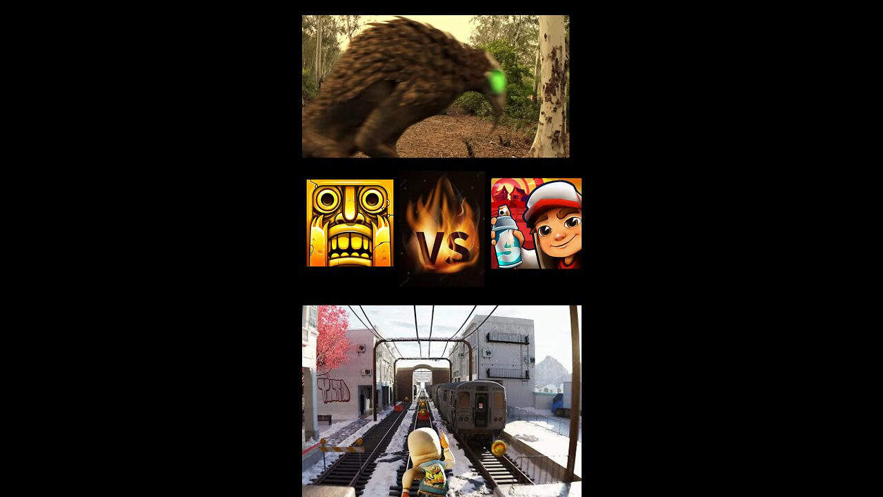Subway Surfers Vs Temple Run In Real Life 🤯
