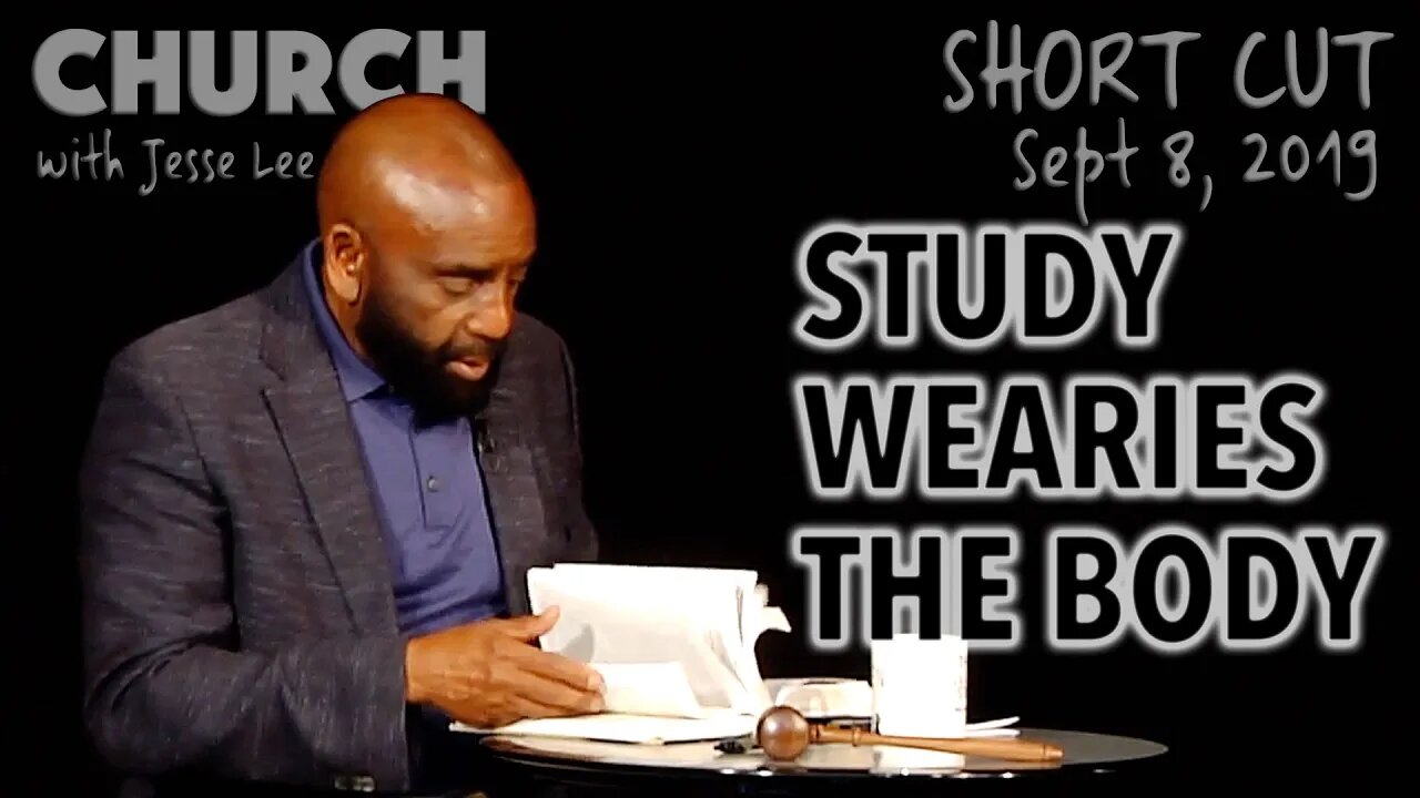 Much Study Wearies the Body (Biblical Question)