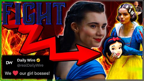 Daily Wire Making a Snow White Movie to Compete With WOKE Disney! Rachel Zegler Vs. Brett Cooper!