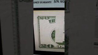 $20 Dollar Bill SOLD at auction! #shorts #money #dollarbill