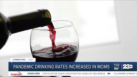 Pandemic drinking rates increase in mothers