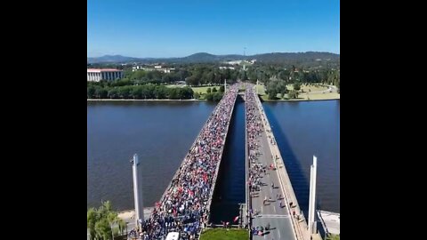 Australia is officially awake! Feb.12th 2022 CONVOY TO CANBERRA