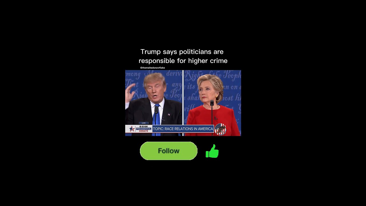 Trump says politicians are responsible for high crime