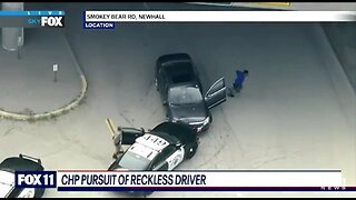 Wild Police Chase In California