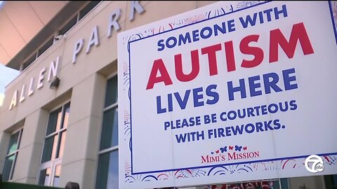 Local nonprofit providing signs, headphones for people with autism for fireworks