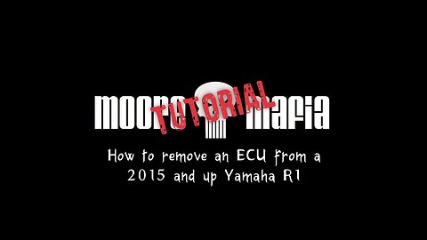 Tutorial: How to Remove and ECU on a 2015-2023 Yamaha R1 - M