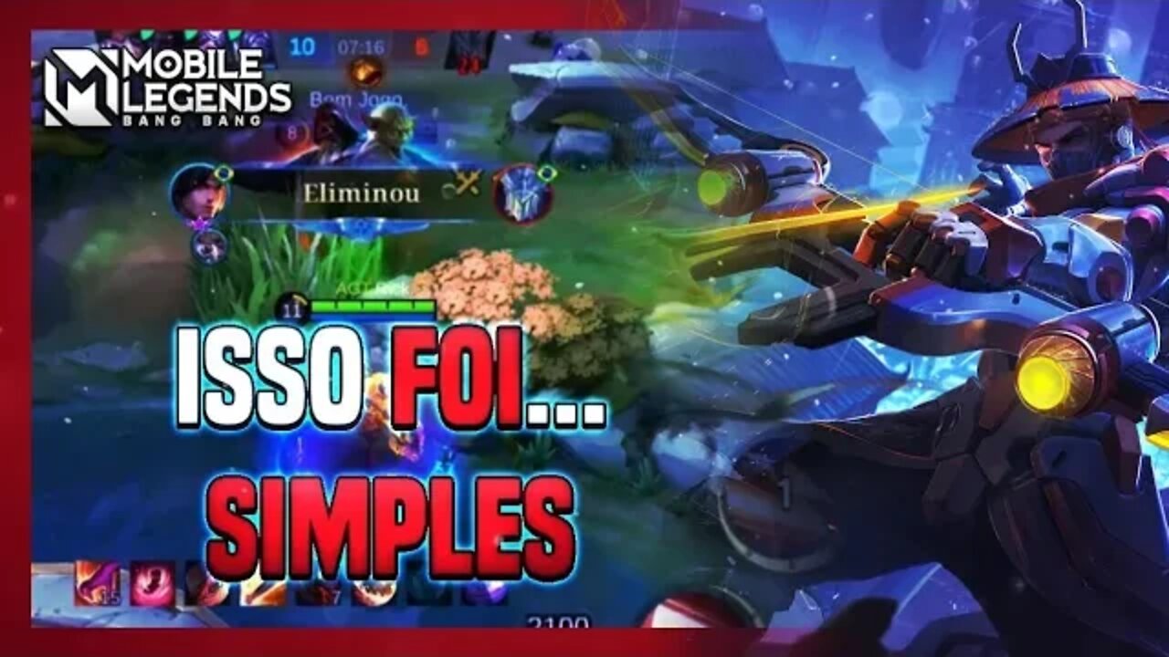 A PARTIDA MAIS SIMPLES QUE JOGUEI NA SEASON | MLBB