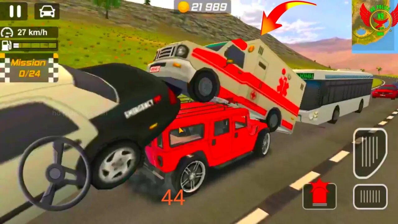 HD police vs gari game #744 police Gameplay Best Car Games Drift Gari Driving 2023 Android