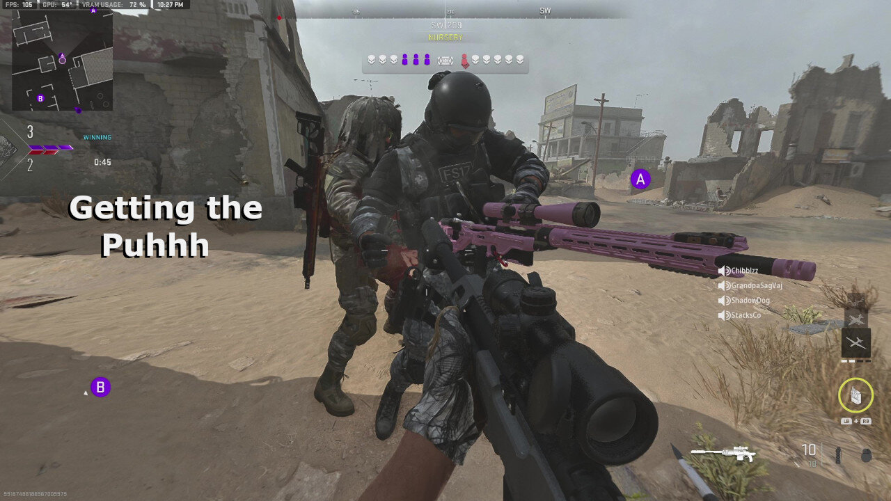 Getting Puhh in Modern Warfare 2