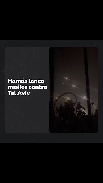 Hamás lanza decenas de misiles contra Tel Aviv