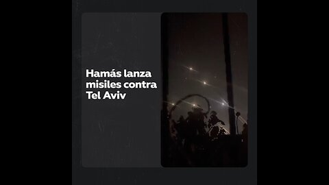 Hamás lanza decenas de misiles contra Tel Aviv