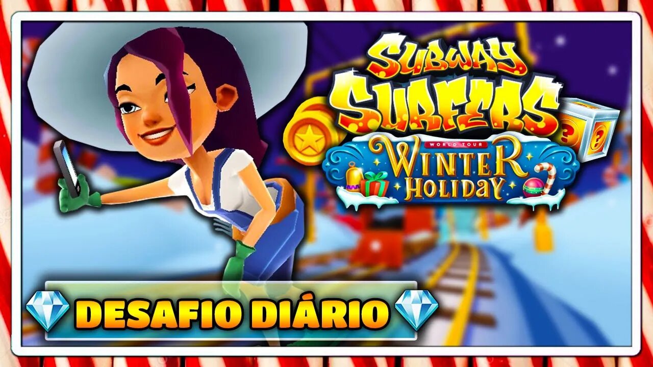 Subway Surfers Winter Holiday 2019 | Desafio Diário com a Jolien Florist